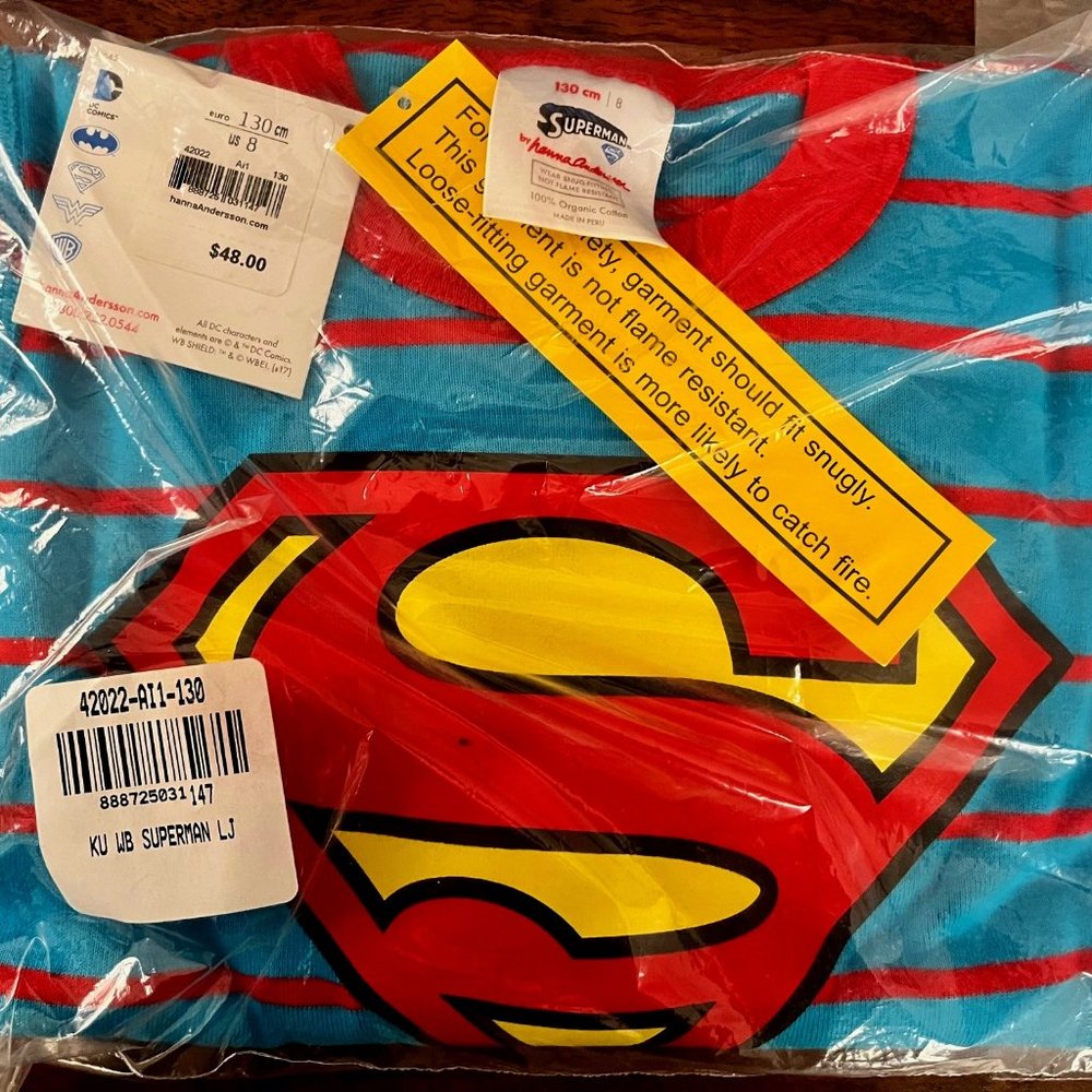 Organic Cotton Superman Hanna Andersson Pajamas